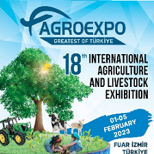 هجدهمین نمایشگاه صنعت کشاورزی ترکیه(agroexpo)، 1الی 5  فوریه 2023، ازمیر