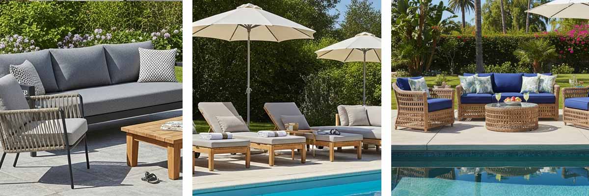 راهنمای انتخاب مبلمان مناسب برای محیط‌های باز و ویلاها